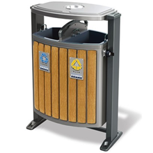 <b>環衛鋼木垃圾桶</b>